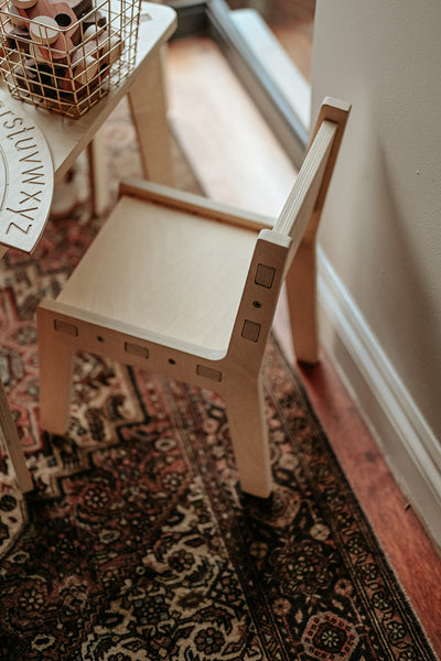 Birch Toddler Table and Chair Set